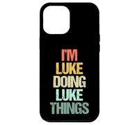Sono Luke Doing Luke Things - Divertente Dire Nome Fresco Luke Custodia per iPhone 12 Pro Max
