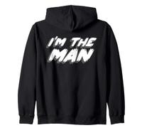 Sono l'Uomo | Sono Un Uomo Essere Maschile Duro Felpa con Cappuccio