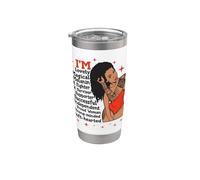 Sono magicamente sopravvissuta alla melanina Black Girl Power Women Magic Bicchiere termico in acciaio inox doppia parete
