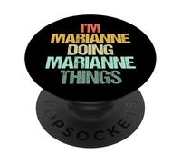 Sono Marianne Fare Marianne Cose -Fun Dire Nome Marianne PopSockets PopGrip Adesivo