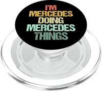 Sono Mercedes Fare Mercedes Cose -Fun Dire Nome Mercedes PopSockets PopGrip per MagSafe