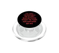 Sono molto vulnerabile RN se qualcuno vuole approfittare di me PopSockets PopGrip per MagSafe