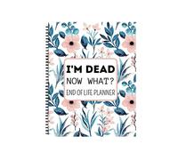 Sono Morto Adesso, Quale Agenda Morte Planner Notebook Novità Fine Vita Planner Notebook Articoli di Cancelleria