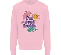 Sono Morto Dentro Felpa Jumper Con Delfini E Alba Per Bambini