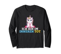 Sono Morto Dentro l'unicorno Maglia a Manica