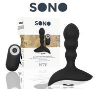 SONO N°78 - Silicone Rechargeable Anal Stimulator with Remote Control, 8 cm long
