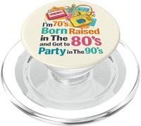 Sono nato negli anni"70 e sono nato negli anni"80 e ho avuto modo di fare festa negli anni" PopSockets PopGrip per MagSafe