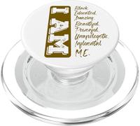 Sono Nero Mese della Storia Mese Strong Educated African PopSockets PopGrip per MagSafe