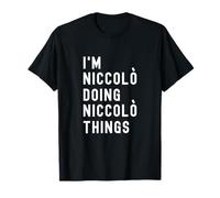 Sono Niccolò Que Fa Cose di Niccolò Maglietta