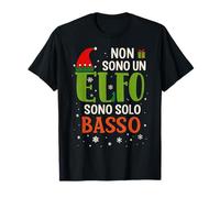 Sono Non Un Elfo Sono Solo Basso, Regalo di Natale per Lui Maglietta