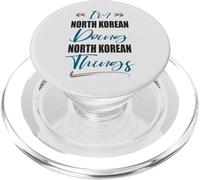 Sono nordcoreano facendo cose nordcoreane Corea del Nord PopSockets PopGrip per MagSafe
