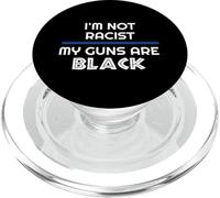 Sono Not Racist My Guns Are Black Thin Blue Line PopSockets PopGrip per MagSafe