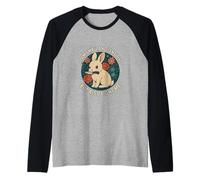 Sono Piccolo e sensibile, ma combattimi Anche Coniglietto Maglia con Maniche Raglan