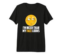 Sono più Bello del Mio Volto Sembra Sassy Maglietta Premium