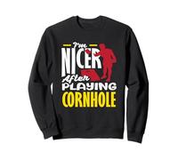 Sono più bello dopo aver giocato Cornhole Lover Felpa