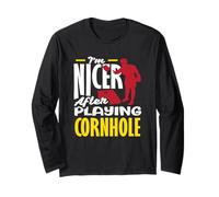 Sono più bello dopo aver giocato Cornhole Lover Maglia a Manica
