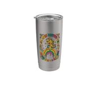 Sono più confuso di un camaleonte su un arcobaleno Bicchiere termico in acciaio inox doppia parete