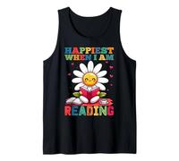 Sono più Felice Quando leggo - Cute Book Reader Lover Bookworm Canotta