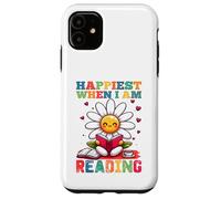 Sono più felice quando leggo - Cute Book Reader Lover Bookworm Custodia per iPhone 11