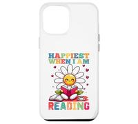 Sono più felice quando leggo - Cute Book Reader Lover Bookworm Custodia per iPhone 12 Pro Max