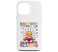 Sono più felice quando leggo - Cute Book Reader Lover Bookworm Custodia per iPhone 13 Pro Max