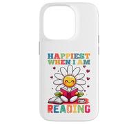 Sono più felice quando leggo - Cute Book Reader Lover Bookworm Custodia per iPhone 14 Pro