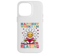 Sono più felice quando leggo - Cute Book Reader Lover Bookworm Custodia per iPhone 14 Pro Max