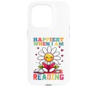 Sono più felice quando leggo - Cute Book Reader Lover Bookworm Custodia per iPhone 15 Pro