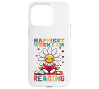 Sono più felice quando leggo - Cute Book Reader Lover Bookworm Custodia per iPhone 15 Pro Max