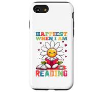 Sono più felice quando leggo - Cute Book Reader Lover Bookworm Custodia per iPhone SE (2020) / 7 / 8