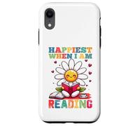 Sono più felice quando leggo - Cute Book Reader Lover Bookworm Custodia per iPhone XR