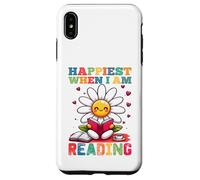 Sono più felice quando leggo - Cute Book Reader Lover Bookworm Custodia per iPhone XS Max