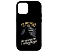 Sono più forte, di quanto pensi sconfiggi un gorilla di cento uomini Custodia per iPhone 12/12 Pro