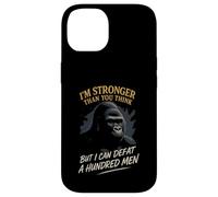 Sono più forte, di quanto pensi sconfiggi un gorilla di cento uomini Custodia per iPhone 14