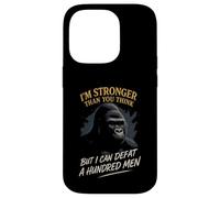 Sono più forte, di quanto pensi sconfiggi un gorilla di cento uomini Custodia per iPhone 14 Pro