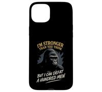 Sono più forte, di quanto pensi sconfiggi un gorilla di cento uomini Custodia per iPhone 15 Plus