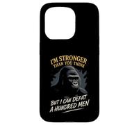 Sono più forte, di quanto pensi sconfiggi un gorilla di cento uomini Custodia per iPhone 15 Pro