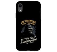 Sono più forte, di quanto pensi sconfiggi un gorilla di cento uomini Custodia per iPhone XR