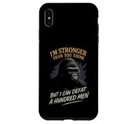 Sono più forte, di quanto pensi sconfiggi un gorilla di cento uomini Custodia per iPhone XS Max