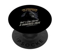 Sono più forte, di quanto pensi sconfiggi un gorilla di cento uomini PopSockets PopGrip Adesivo