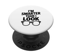 Sono più intelligente di quanto sembri, divertente per gli amici nerd PopSockets PopGrip Adesivo