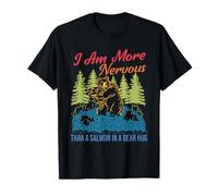 Sono più nervoso di Un Salmone in Un Orso Abbraccio Vintage Maglietta