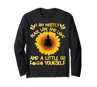 Sono principalmente Pace, Amore e Luce, Girasole, Yoga Buddha Maglia a Manica