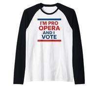 Sono professionista e voto divertente Maglia con Maniche Raglan