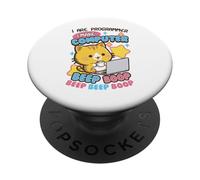 Sono programmatore Faccio Beep Boop del computer PopSockets PopGrip Adesivo
