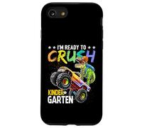 Sono pronto a distruggere il dinosauro Monster Truck Trex dell'asilo Custodia per iPhone SE (2020) / 7 / 8