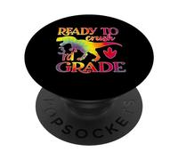 Sono pronto a schiacciare i dinosauri di terza elementare PopSockets PopGrip Adesivo