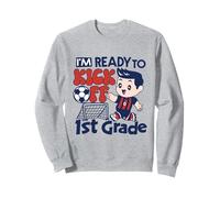 Sono Pronto per Dare Il Via ai Regali del Primo Giorno di Scuola del Primo Grado Felpa