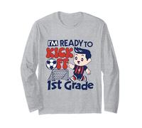Sono Pronto per Dare Il Via ai Regali del Primo Giorno di Scuola del Primo Grado Maglia a Manica