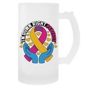 Sono Proprio Perfettosindrome Di Down Boccale Per Bevande Con Manico In Vetro Per Birra Glass Beer Cup Handled Beverage Mug